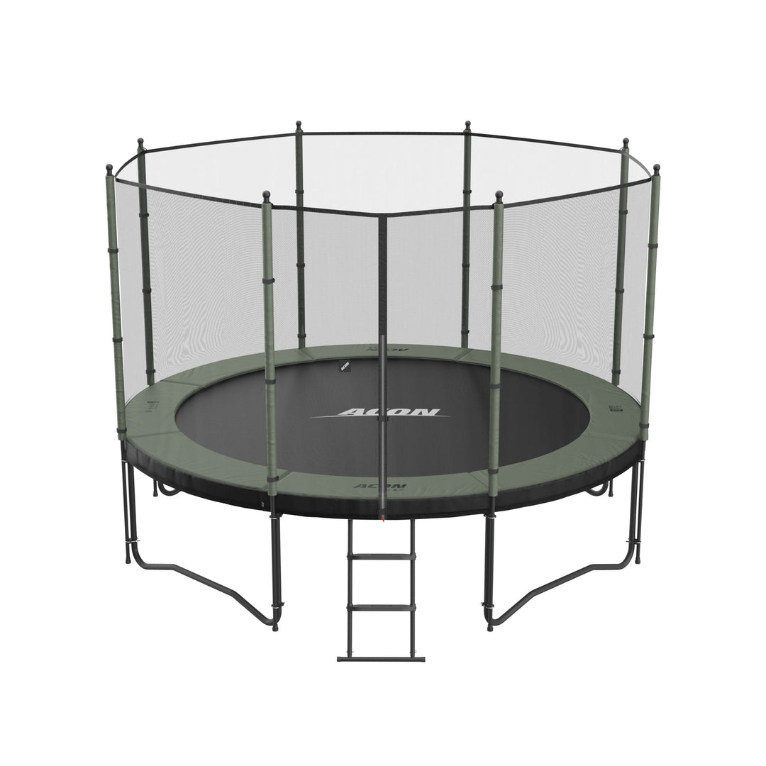 ACON Air 3,7m studsmatta med standardkapsling och stege.
