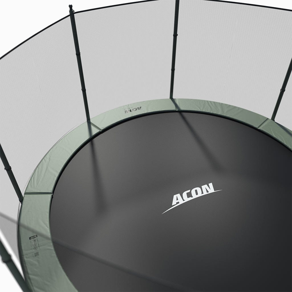 Acon studsmatta med standardhölje detalj.