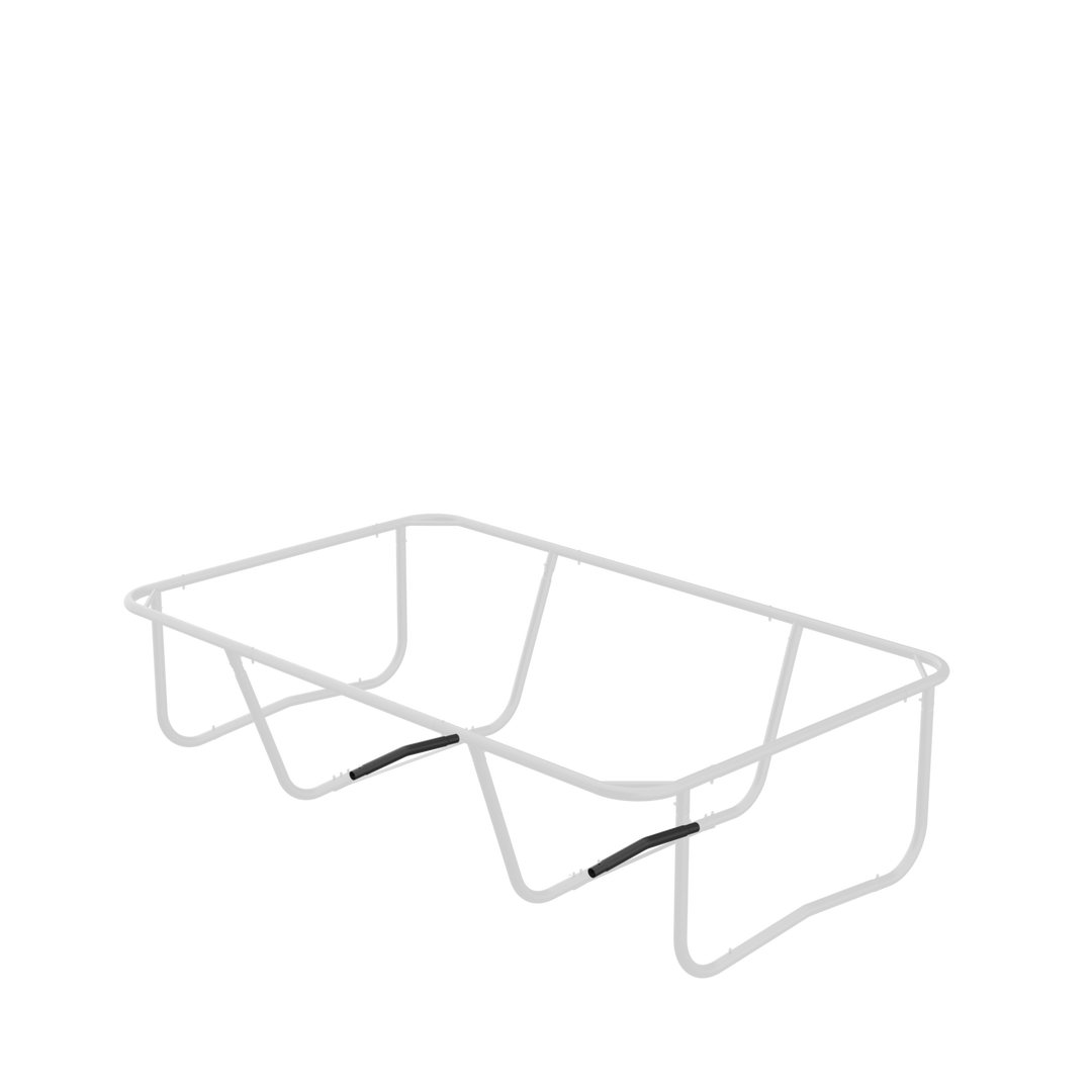 Kopplingsrör till mitten av benet för rektangulära studsmattor (3)