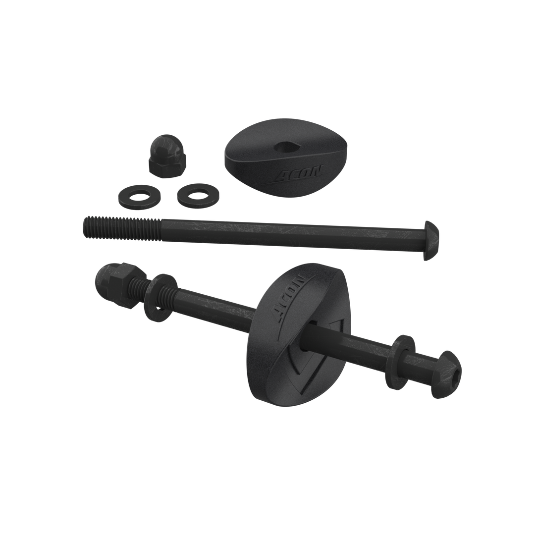 Hårdvaruuppsättning för ACON Air 13/16 Sport HD Enclosure på vit bakgrund