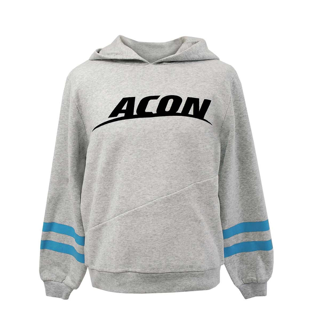 ACON Hoodie - grå/blå - vit bakgrund