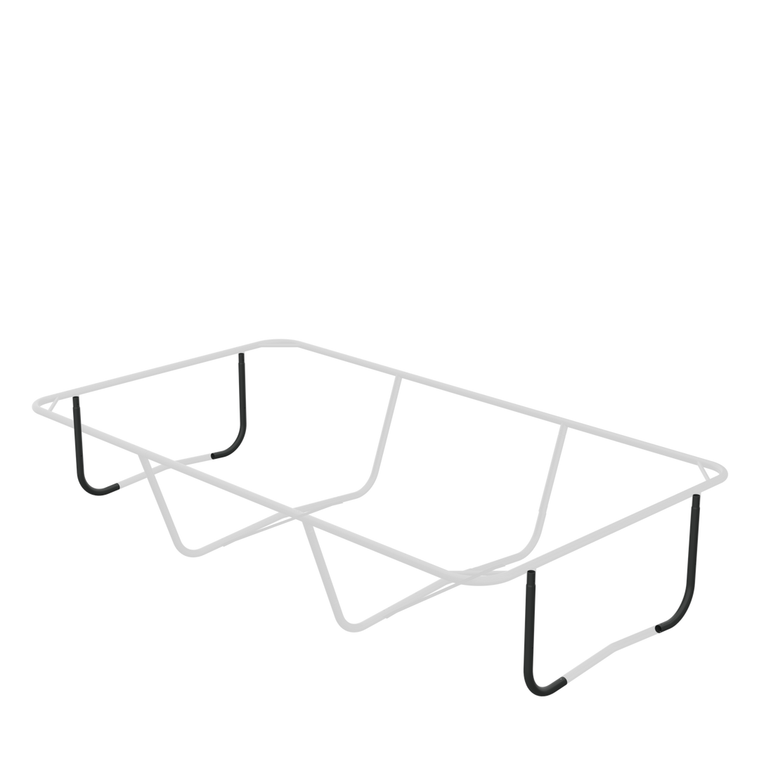Placering av L-rören för ändbenen på ACON Air 16 Sport HD Trampolin
