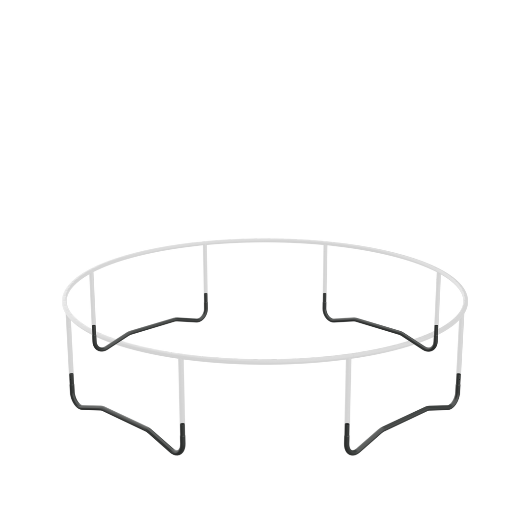 En bild som belyser ACON Air Trampolins benbaser.