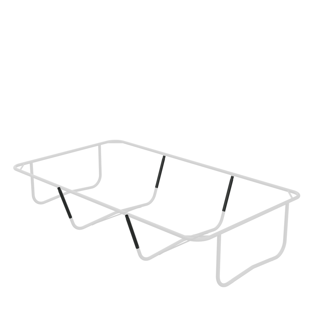 En bild som visar benförlängningen för mitten av benet på ACON Air 16 Sport HD Trampolin.