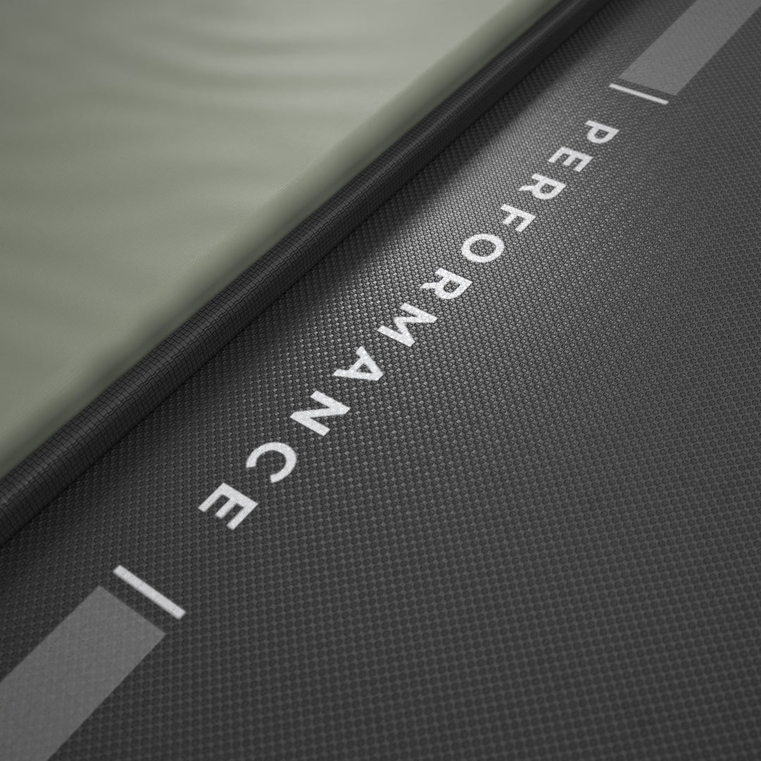 Detalj av Performance Mat med skyddskanten