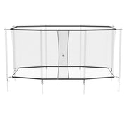 Ersättningsnät för rektangulära studsmattor säkerhetsnät på vit bakgrund