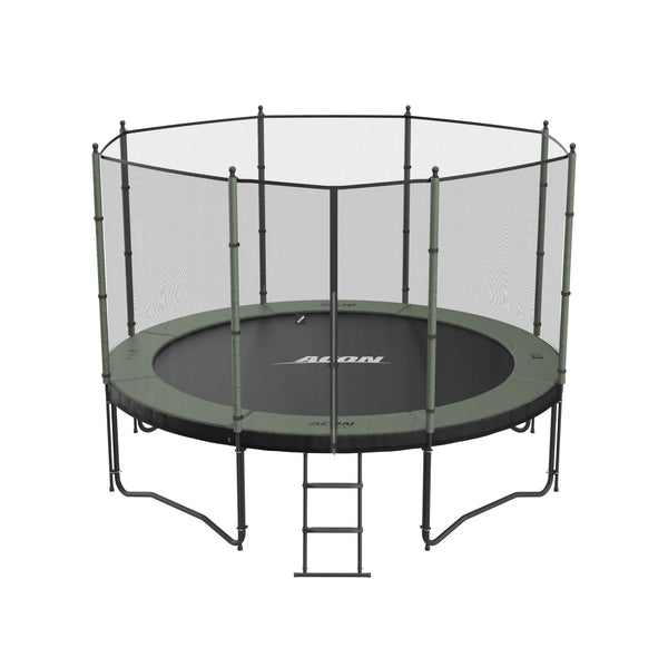 ACON Air 3,7m studsmatta med standardkapsling och stege.