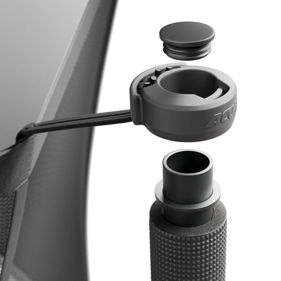 ACON Air 3,7m - Rund studsmatta med skyddsnät och stege - GEN 2.0