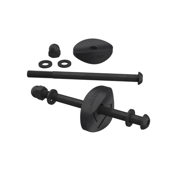 Hårdvaruuppsättning för ACON Air 13/16 Sport HD Enclosure på vit bakgrund