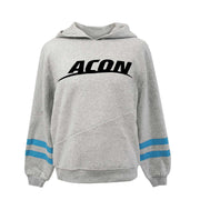 ACON Hoodie - grå/blå - vit bakgrund
