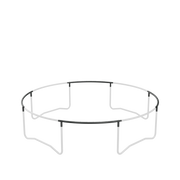 ACON Air Trampolin med översta skenan med benuttag markerade