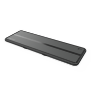 A Black Edition Acon Airtrack 10ft Tumbling Mat product image against a white background from the side